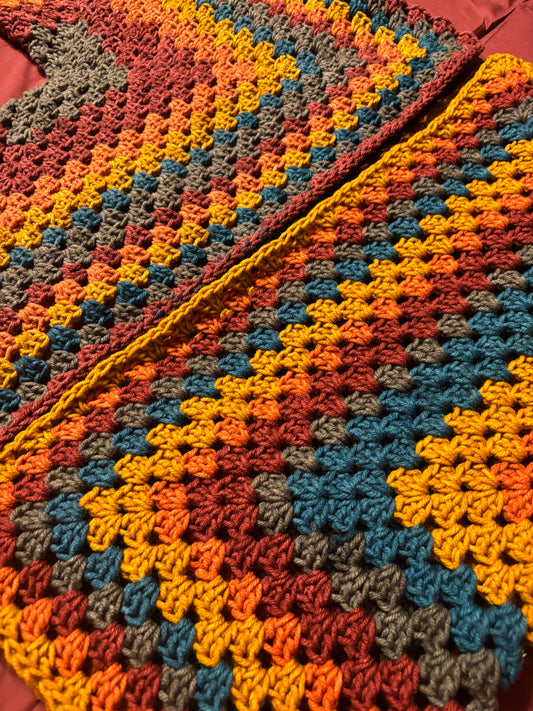 Crochet hexagon cardigan