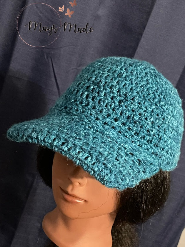 Crochet baseball cap